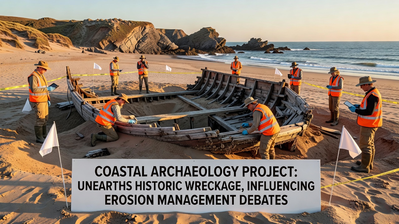 Historic Wreckage Unearthed in Coastal Archaeology Initiative Fuels Erosion Strategy Discussions
